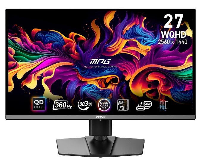 MSI MPG 271QRX - 360Hz | QHD | 26,5'' | QD OLED | 0,03ms