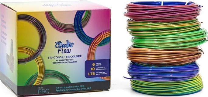 Pla 3Doodler Flow Tri-Color 6 szpul PLA 1,75 mm