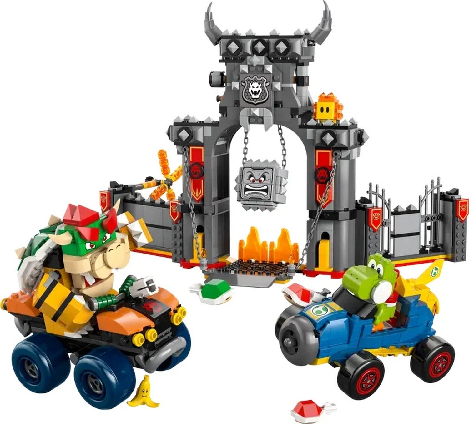 Klocki konstrukcyjne LEGO Super Mario 72039 Mario Kart Bowser i jego zamek