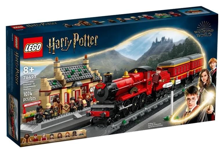 Klocki konstrukcyjne LEGO Harry Potter 76423 Ekspres do Hogwartu i stacja w Hogsmeade