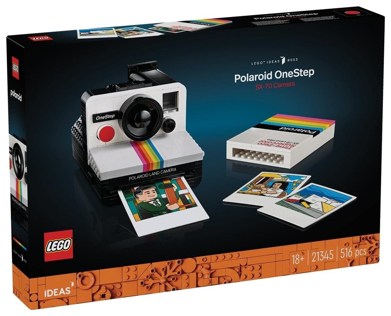 Klocki konstrukcyjne LEGO Ideas 21345 Polaroid Onestep Sx-70