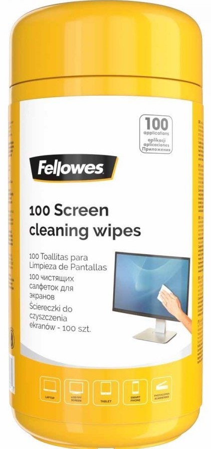 Tuba Fellowes Ściereczki Do Czyszczenia Ekranu 100 szt.