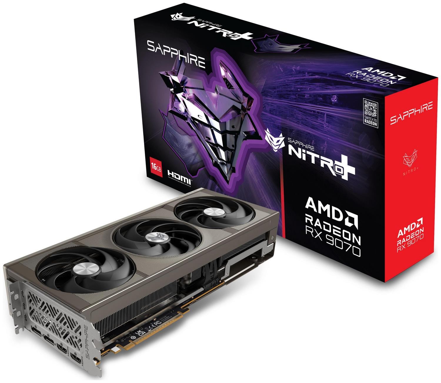 Sapphire Radeon RX 9070 Nitro+ OC 16GB GDDR6