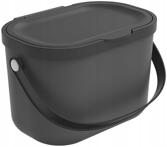 Kosz na odpadki organiczne Rotho Albula 3.2 L antracytowy