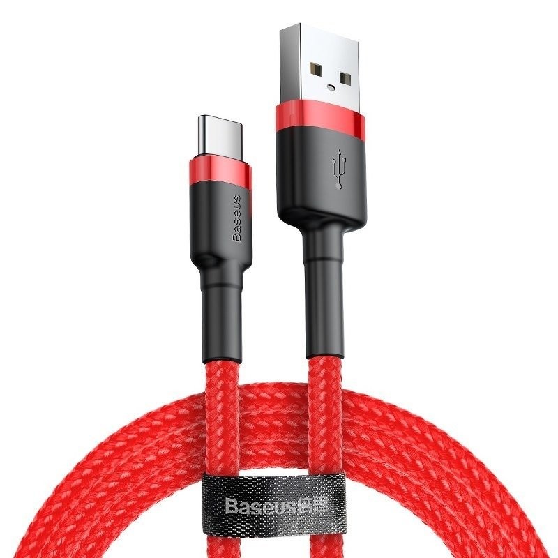 Baseus Cafule USB do USB-C 2A 3m (czerwony)
