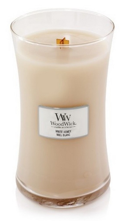 Świeczka duża WoodWick White Honey 609,5g