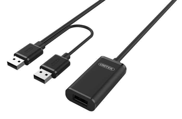 Aktywny Unitek USB 10.0m czarny