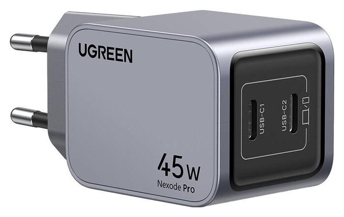 Ugreen Nexode Pro 45W, 2x USB-C szara