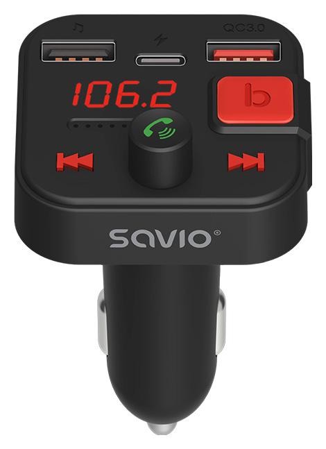 Savio TR-15 Transmiter FM z Bluetooth