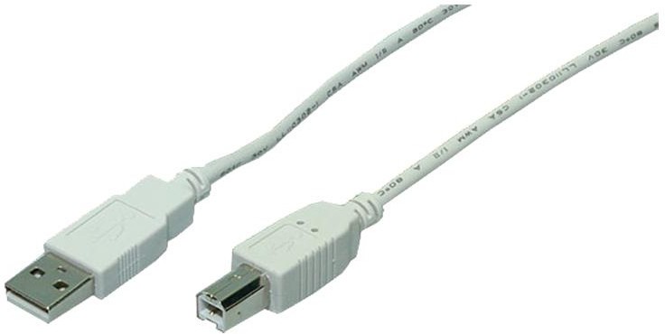 LogiLink USB-B 2.0m szary