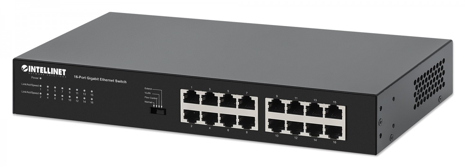 Intellinet 561815 Switch 16p Gigabit manual VLAN