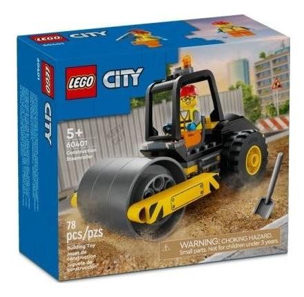 Klocki konstrukcyjne LEGO City 60401 Walec Budowlany
