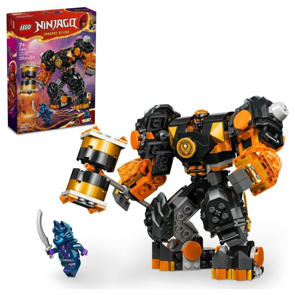 Klocki konstrukcyjne LEGO Ninjago 71806 Mech Żywiołu Ziemi Cole’a