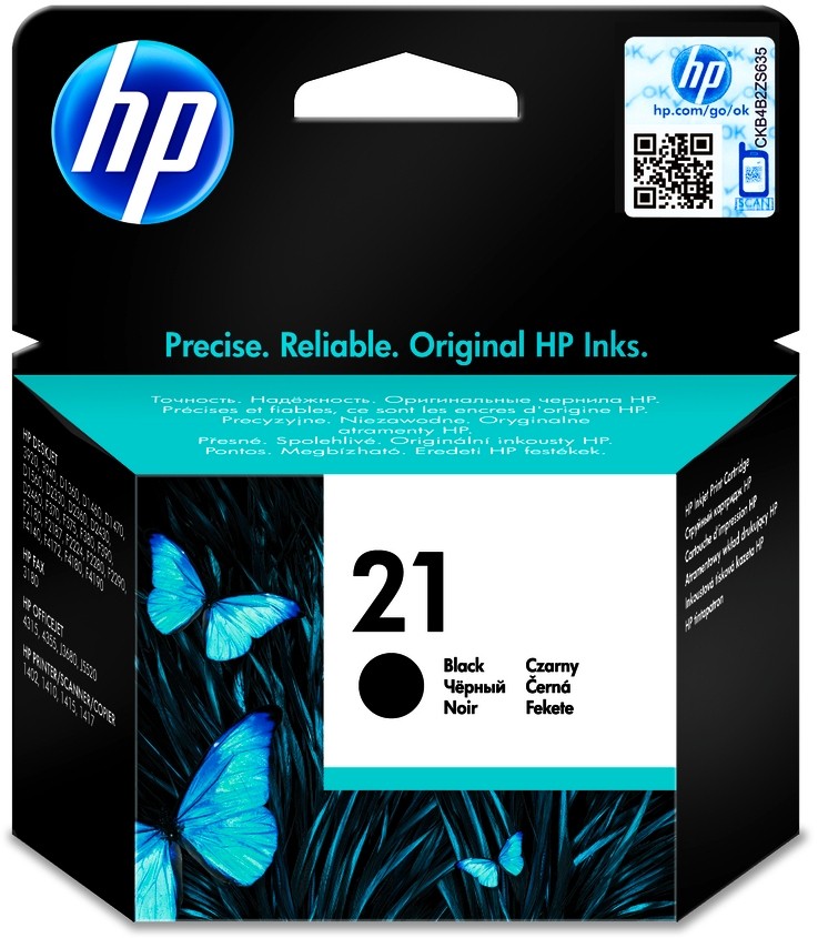 Oryginał HP 21 czarny C9351AE