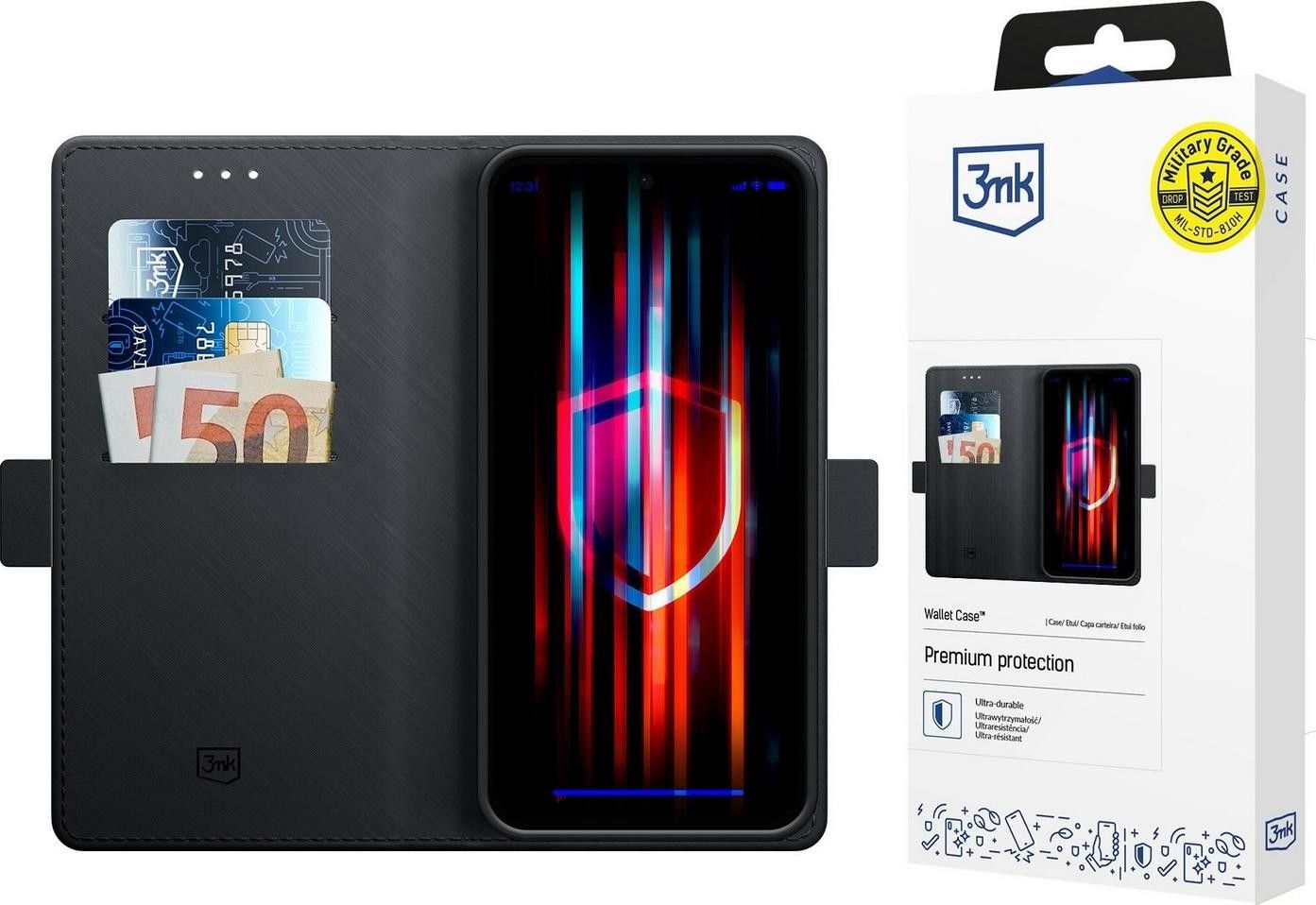 Etui z klapką 3mk Wallet Case Motorola Edge 60 Pro