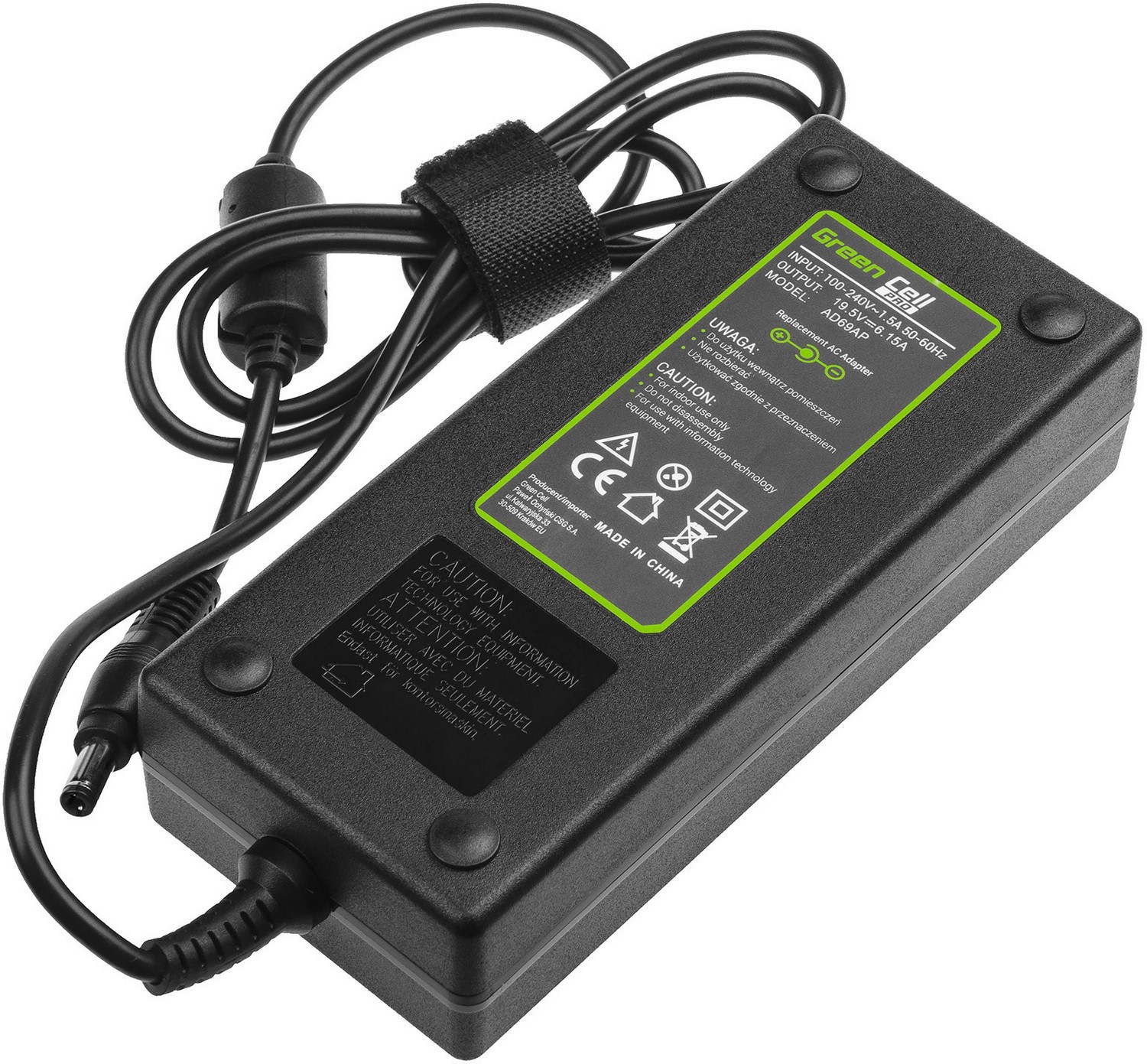 Zamiennik Green Cell PRO do MSI 120W 19.5V (wtyk 5.5x2.5)