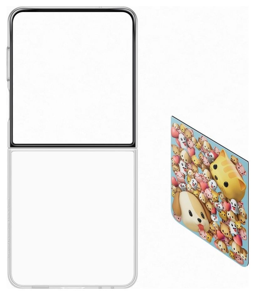 Etui typu plecki Samsung Flipsuit Case Flip 7 przezroczysty