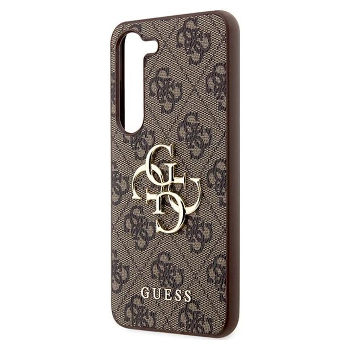 Etui typu plecki Guess 4G Big Metal Logo - Etui Samsung Galaxy S24 (brązowy)