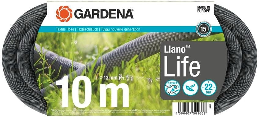 Gardena Liano Life (1/2''), 10m 18440-20