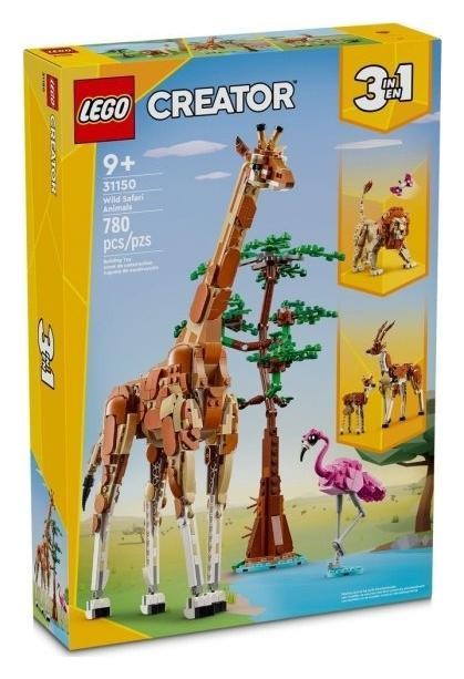 Klocki konstrukcyjne LEGO Creator 31150 Dzikie Zwierzęta Z Safari
