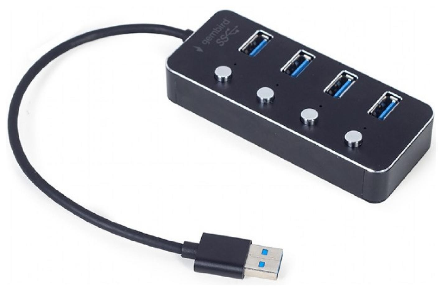 Gembird Hub z przełącznikami USB 3.1 - 4 x USB 3.1
