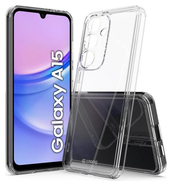 Etui typu plecki Crong Crystal Shield Cover - Etui Samsung Galaxy A15 5G (przezroczysty)