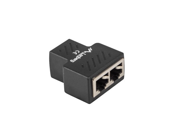 Lanberg RJ45 - 2x RJ45 ekranowany