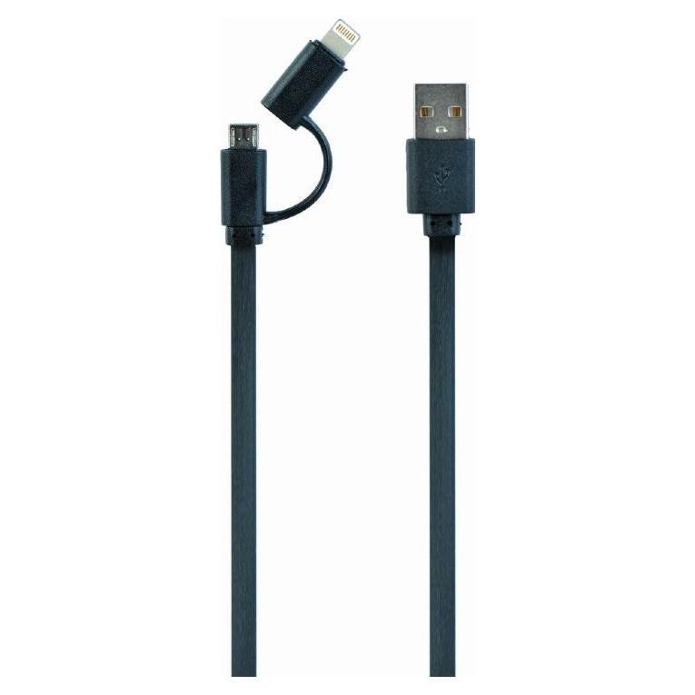 Gembird Combo USB-A - microUSB + Lightning (1m)