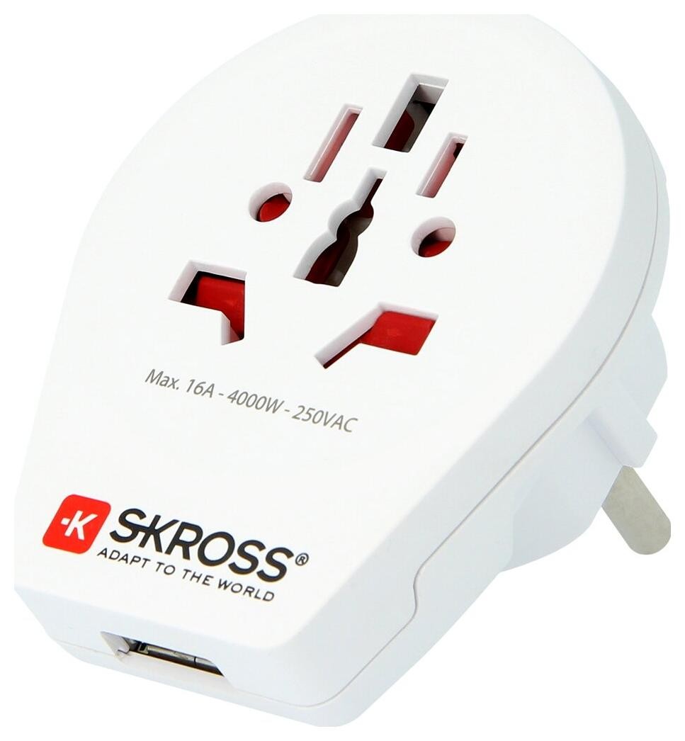 Skross World to Europe USB 1.0
