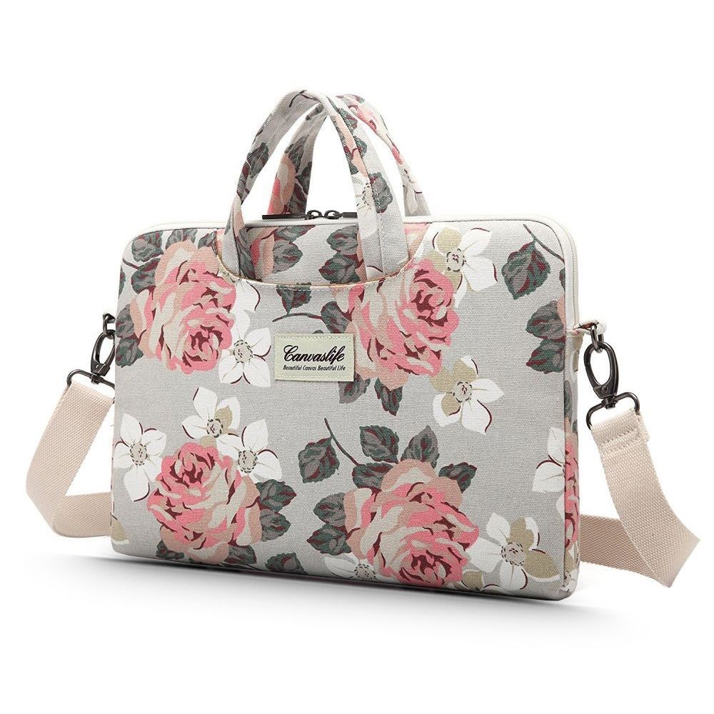 Torba Canvaslife 15''-16'' white rose