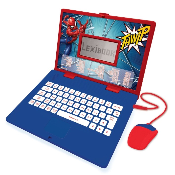 Komputery i telefony,zabawka edukacyjna,zabawka interaktywna Lexibook Spiderman Laptop edukacyjny polski/angielski