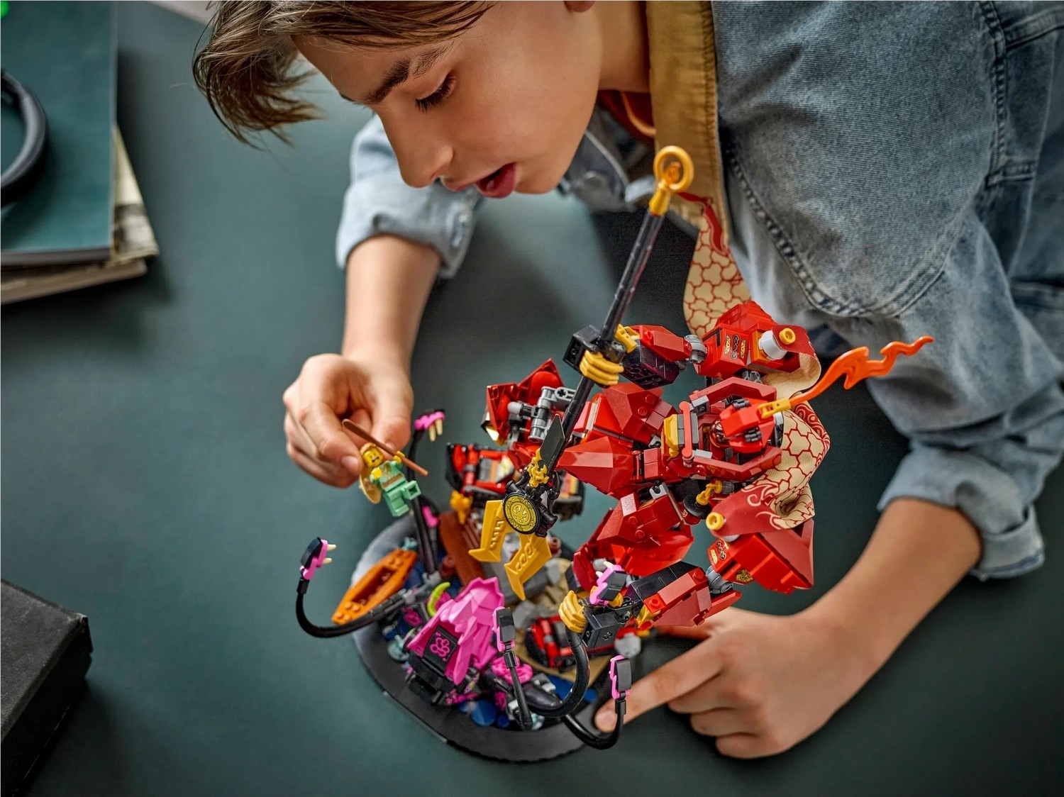 Klocki konstrukcyjne LEGO Ninjago 71846 Mech Ognistego Rycerza