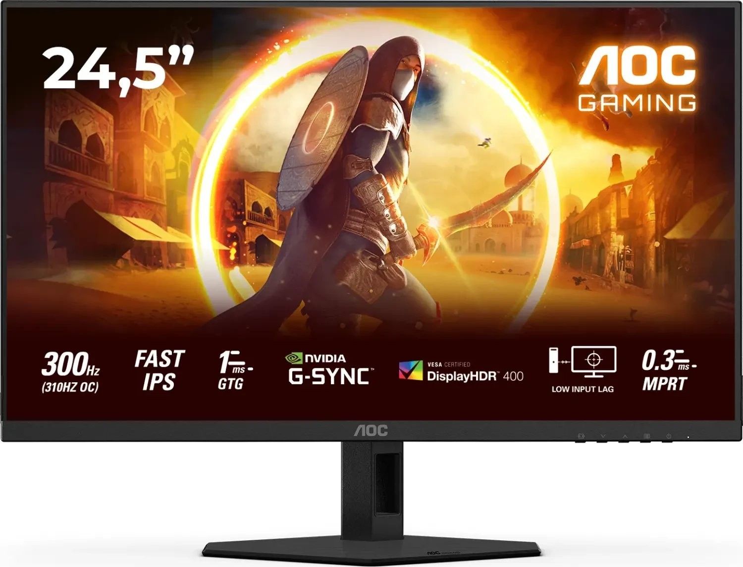 AOC 25G4SRE - 300Hz | Fast IPS | Full HD | 0.3ms | 24.5''