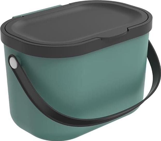 Kosz na odpadki organiczne Rotho Albula 3,2 L zielony