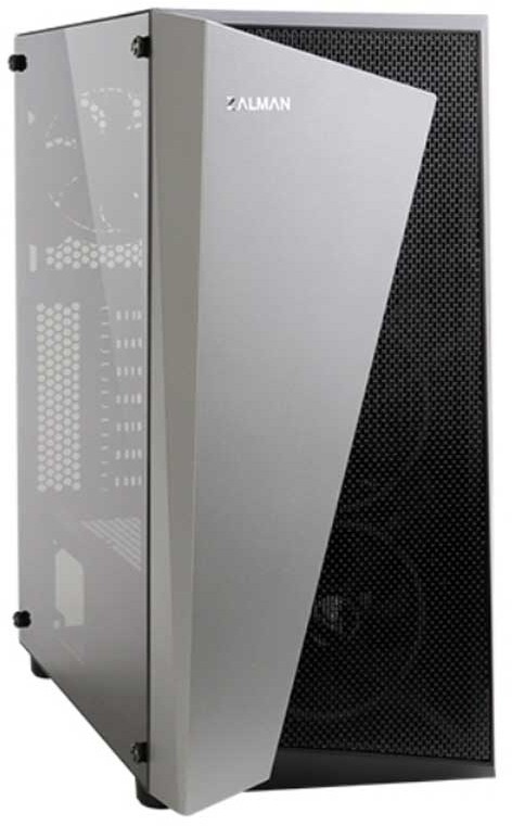 Zalman S4 Plus ATX Mid Tower PC Case RGB Fan