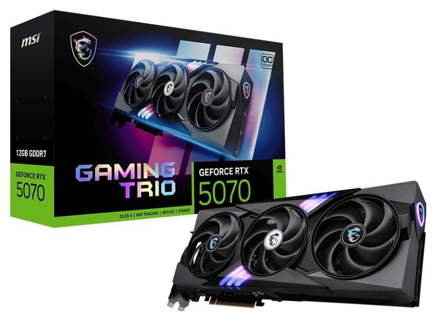 MSI GeForce RTX 5070 GAMING TRIO OC 12GB DLSS 4