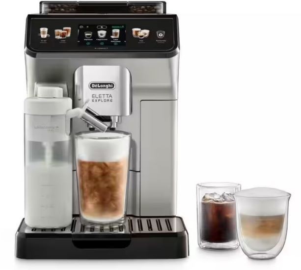 Ciśnieniowy automatyczny De'Longhi Eletta Explore ECAM 450.65.S srebrny