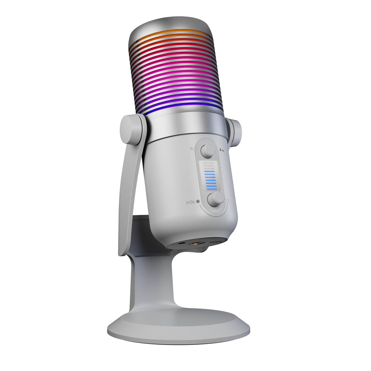 Rampage Diyez RGB USB-C biały