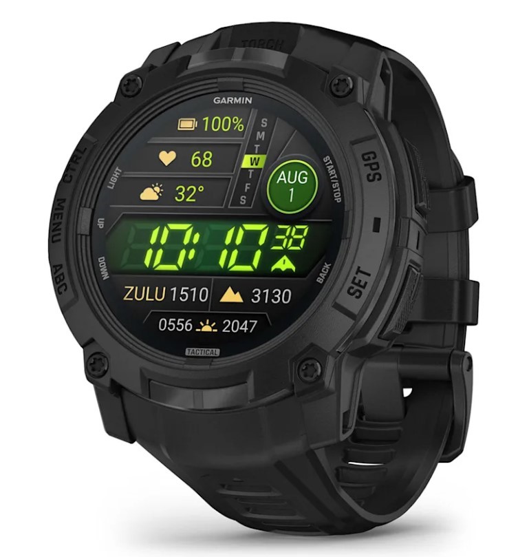 Garmin Instinct 3 AMOLED Tactical 50mm czarny