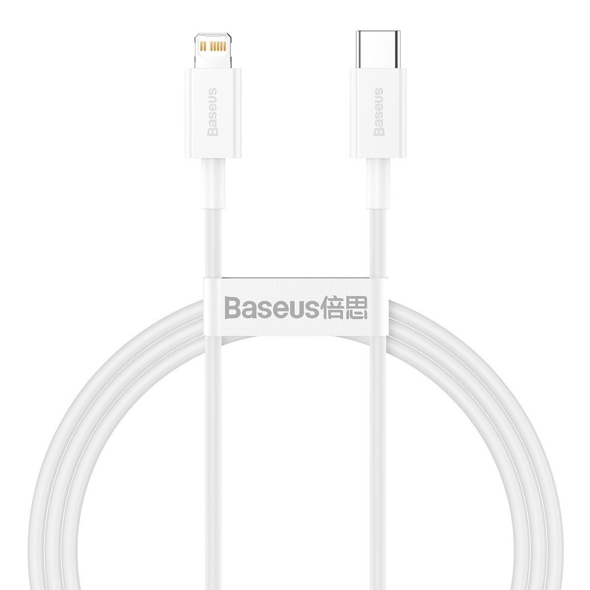 Baseus lightning - USB-C Superior Series, 20W, PD, 1m (biały)