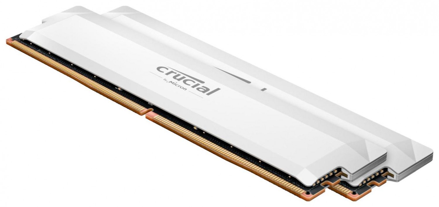 Crucial Pro Overclocking 32GB [2x16GB 6000MHz DDR5 CL36 UDIMM] biała