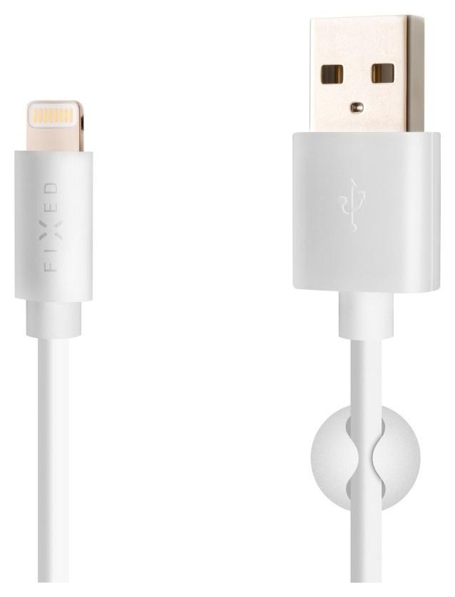 Fixed USB/Lightning 1m, biały