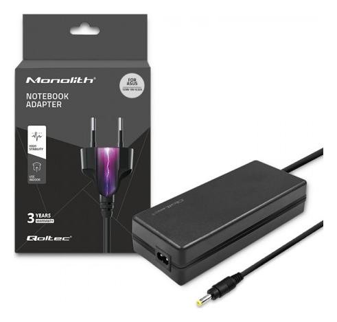 Zamiennik Qoltec Zasilacz do Asus 120W | 19V | 6.32A | 5.5*2.5 | + kabel zasilający