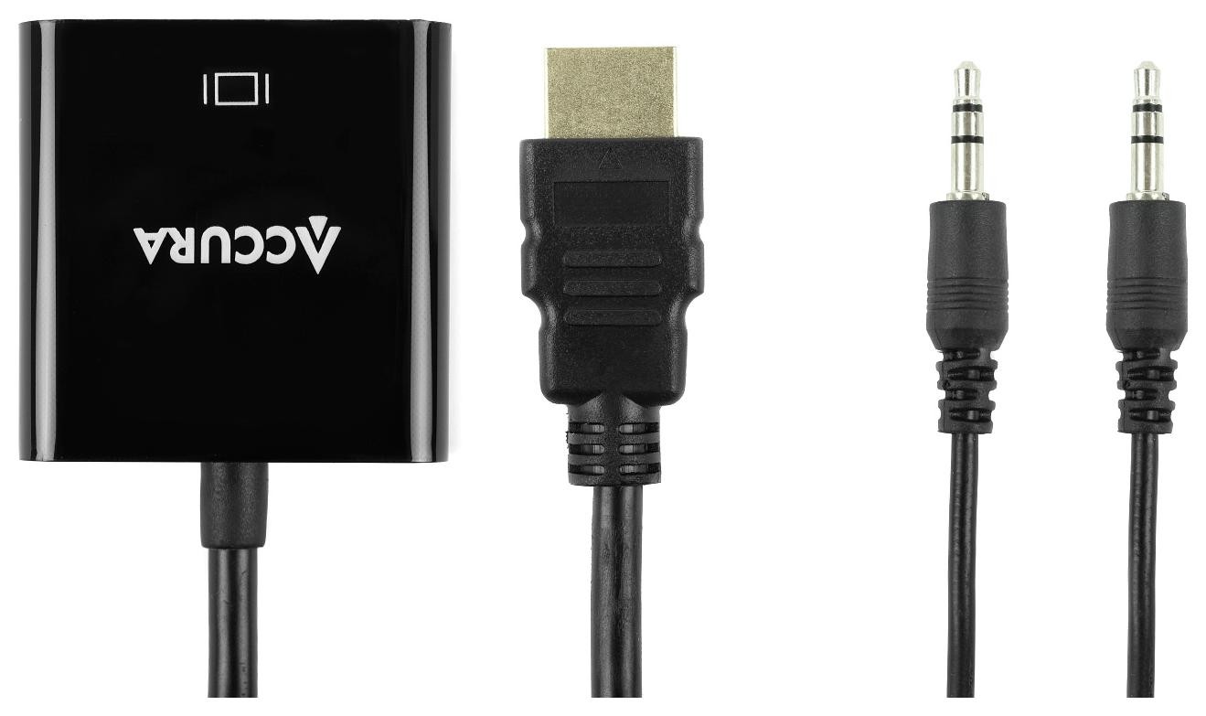 Accura HDMI > VGA M/F + audio