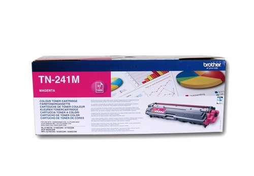 Oryginał Toner Brother TN241M purpurowy