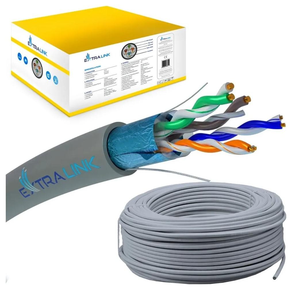 Extralink CAT5E FTP (F/UTP) Wewnętrzny 305M