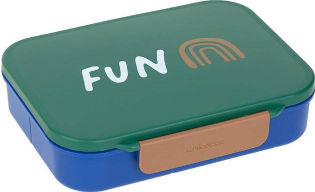 Pudełko śniadaniowe Lassig Bento 12100155003 Little Gang Rainbow zielony