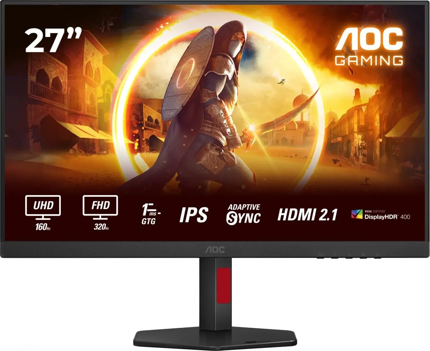 AOC U27G4R - 160Hz 4K | 320Hz Full HD | Fast IPS | 27''