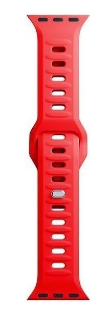 38/40/41 mm Red - 3mk Silicone Watch Strap for Apple