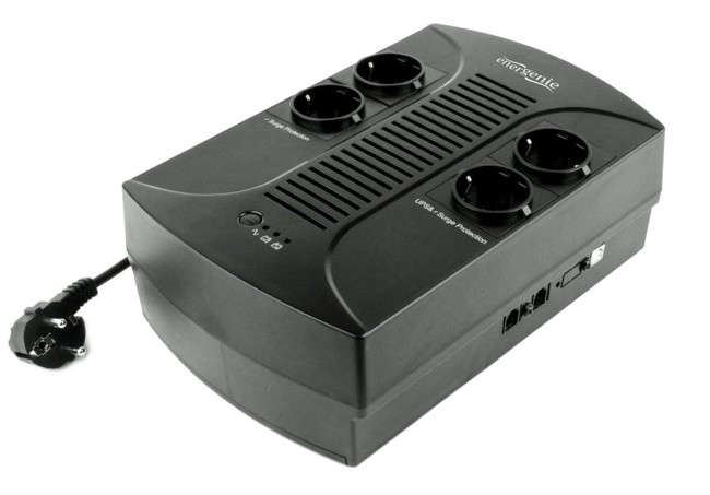Energenie by Gembird Floor 850VA, 4x IEC 230V, USB, TEL